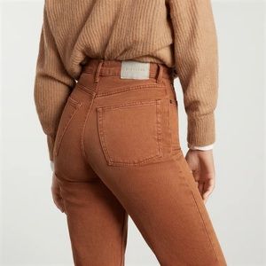 NWT Everlane Way High Jean in Achroma Rich Earth